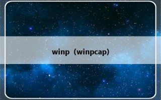 winp（winpcap）