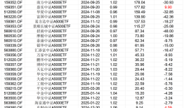 A500ETF座次生变：华泰柏瑞、广发反超，尾部“卷”不动了 | 基金放大镜|界面新闻