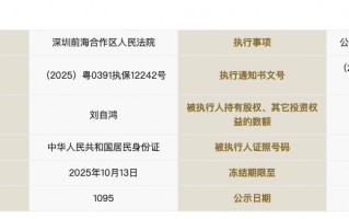 柔宇科技破产不到一年后，刘自鸿所持1.38亿元股权被冻结|界面新闻 · 科技