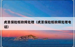 虎圣保险柜故障处理（虎圣保险柜故障处理电话）