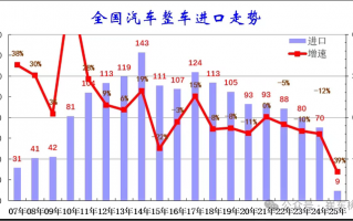 中国一季度汽车进口量同比下降近四成|界面新闻 · 汽车
