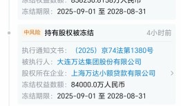 万达集团所持94亿元股权被冻结，并被执行6664.66万元|界面新闻 · 地产