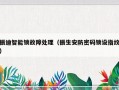 振迪智能锁故障处理（振生安防密码锁设指纹）