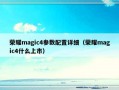 荣耀magic4参数配置详细（荣耀magic4什么上市）