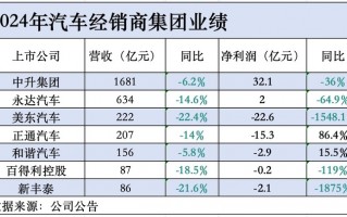 5家4S经销商亏损合计超43亿，仅头部两家盈利|界面新闻 · 汽车
