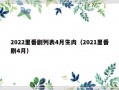 2022里番剧列表4月生肉（2021里番剧4月）