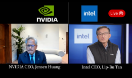 黄仁勋、陈立武同框直播，详解英伟达为何50亿美元入股英特尔|界面新闻 · 科技