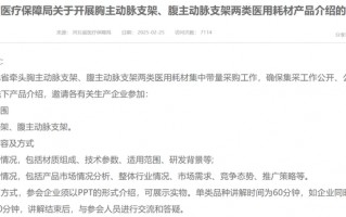 河北医保局官宣主动脉支架集采，心脉医疗股价大跌|界面新闻