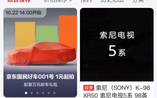 京东“国民好车”001号上线，起拍价1元|界面新闻 · 科技